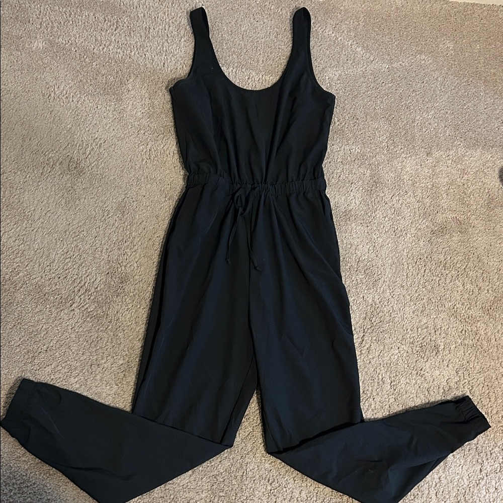 Abercrombie & Fitch Black Sleeveless Jumpsuit